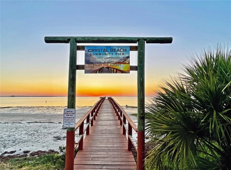 Crystal Beach board walk
