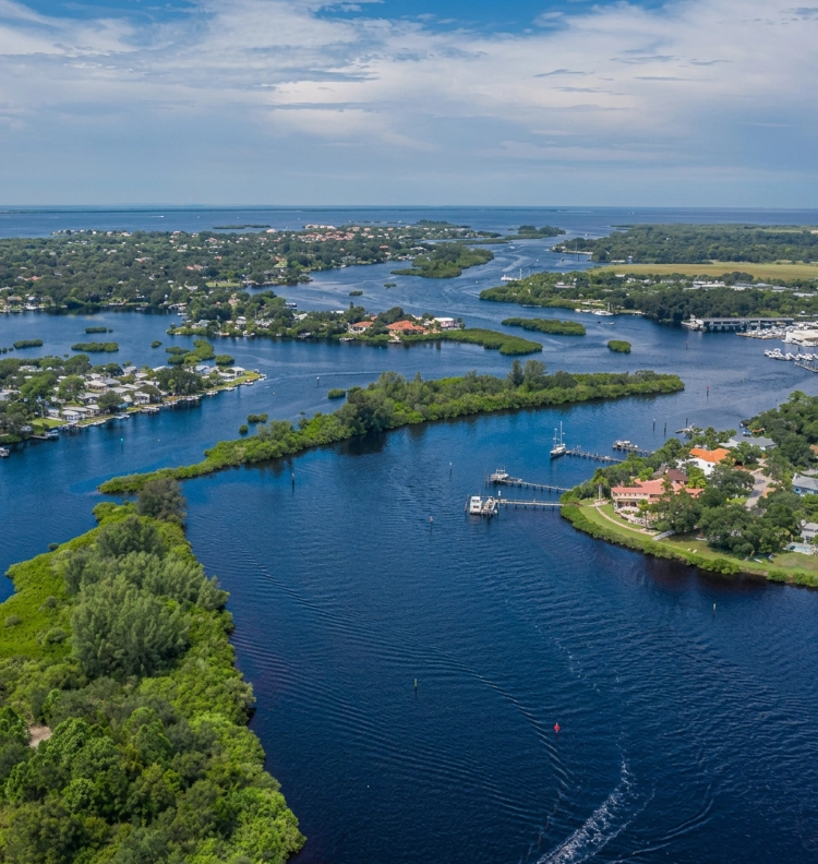 Tarpon Springs aerial view