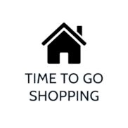Time to go shopping icon